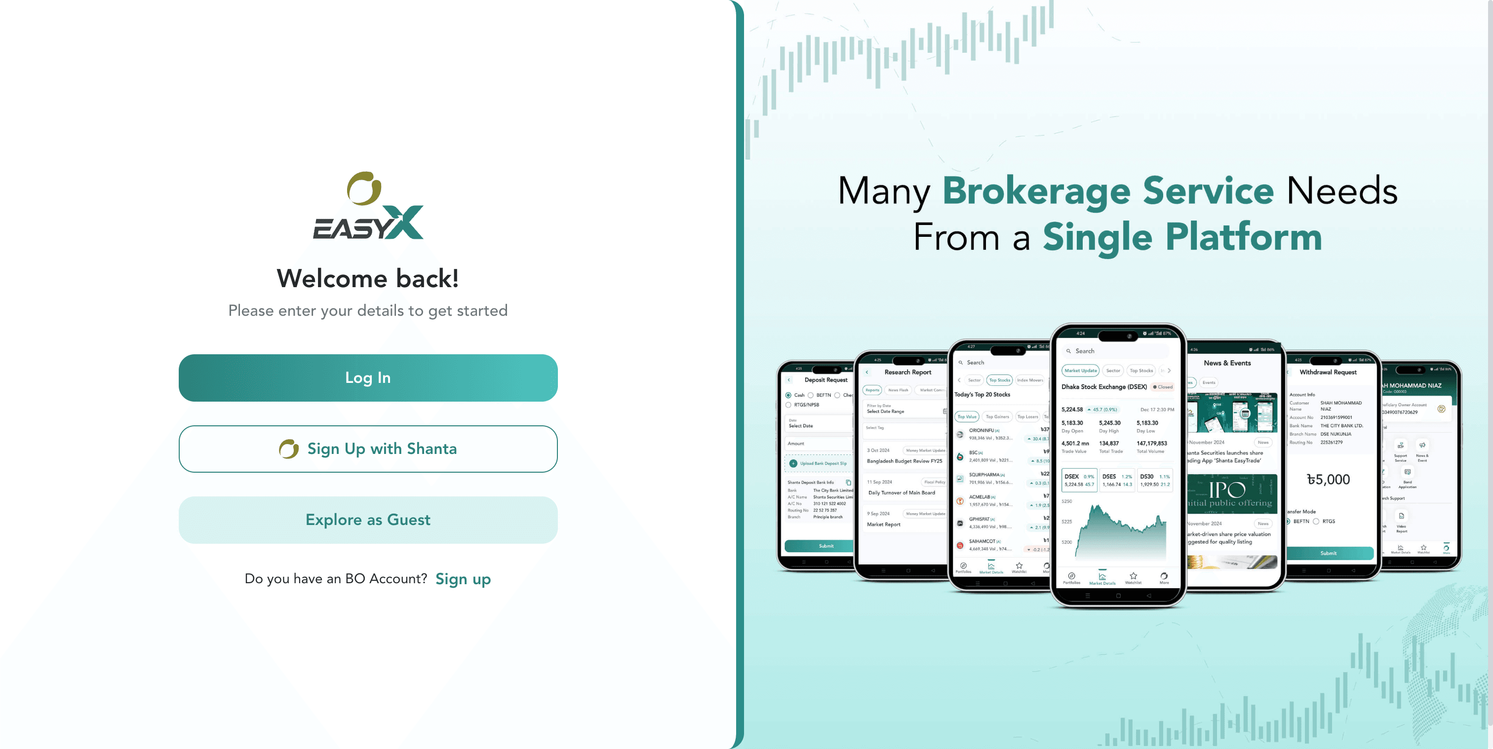 Shanta EasyX: One Platform for All Your Brokerage Needs